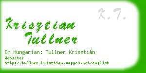 krisztian tullner business card