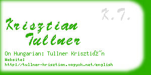 krisztian tullner business card